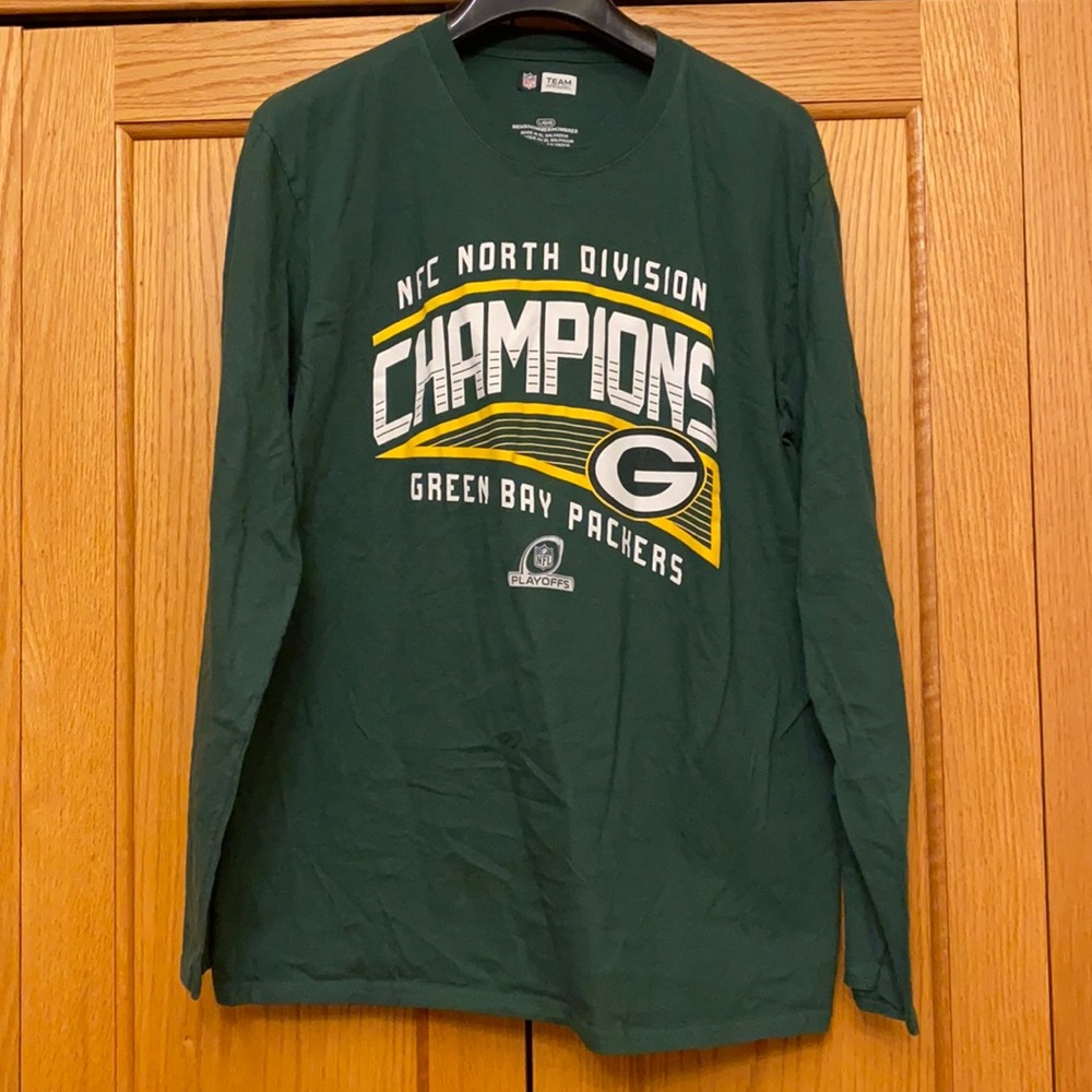 Green Bay Packers NFC North Division Champions Tee Large Like New